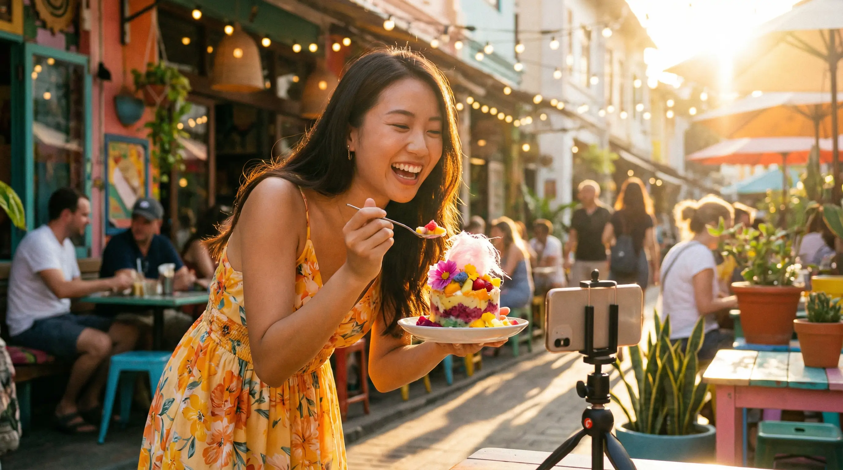 困困兔美食探店视频